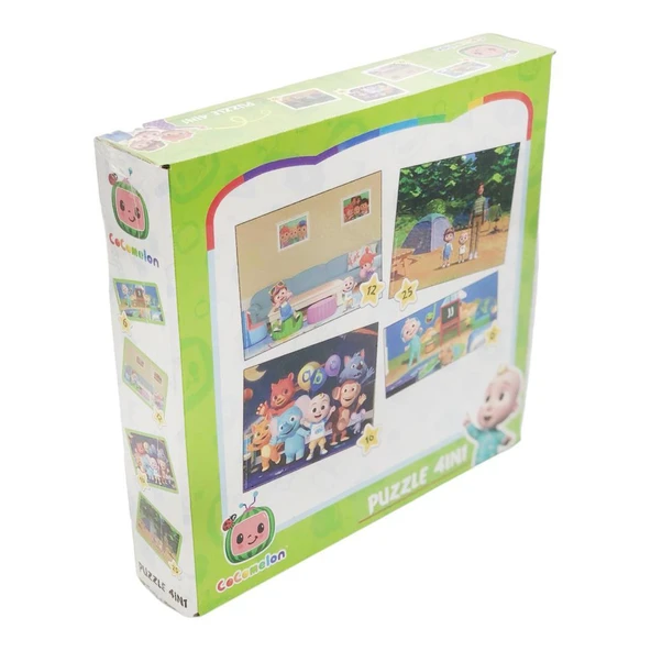 Laço Kids Cocomelon 4 in 1 Puzzle CO7898, Çocuklar İçin Eğlenceli Puzzle ürün görseli 1