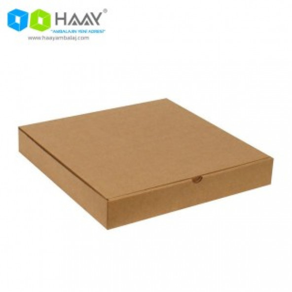 HAAY AMBALAJ 40x40x5cm Pizza Kutusu - Kraft ( 5 ADET) ürün görseli 1
