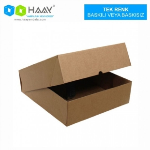 HAAY AMBALAJ 40x38x12cm E-Ticaret Kargo Kutusu - 4 Nokta - Kraft ( 2 adet) ürün görseli 1