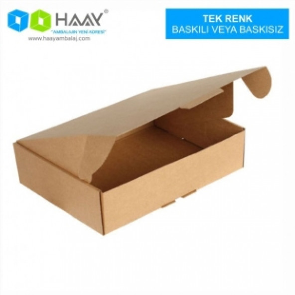 HAAY AMBALAJ 40x30x10cm Kilitli Kutu - Kraft ( 2 adet) ürün görseli 1