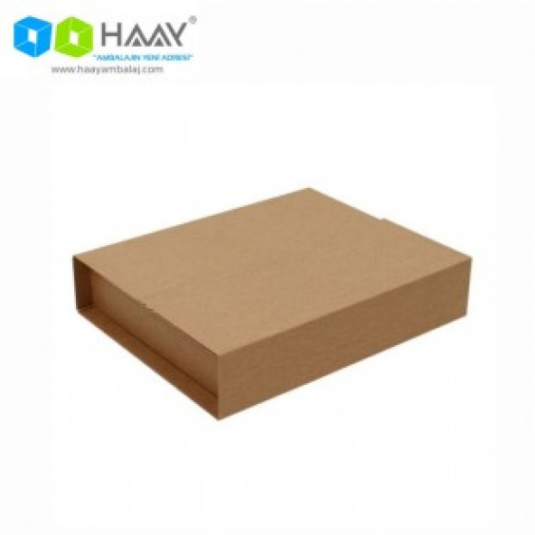 HAAY AMBALAJ 35x32x8cm Kitap Kutusu - Kraft ( 2 adet) ürün görseli 1