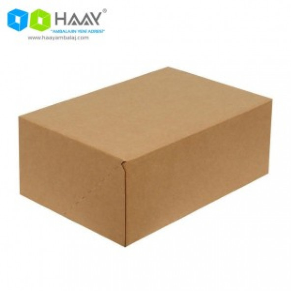 HAAY AMBALAJ 35x24x14cm E-Ticaret Kargo Kutusu - 4 Nokta - Kraft ( 5 ADET) ürün görseli 1