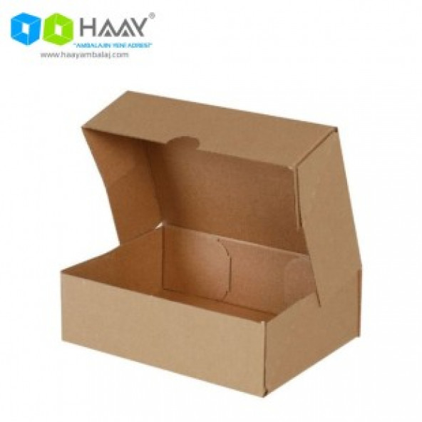 HAAY AMBALAJ 32,5x21,5x11,5cm E-Ticaret Kargo Kutusu - 4 Nokta - Kraft ( 5 ADET) ürün görseli 1