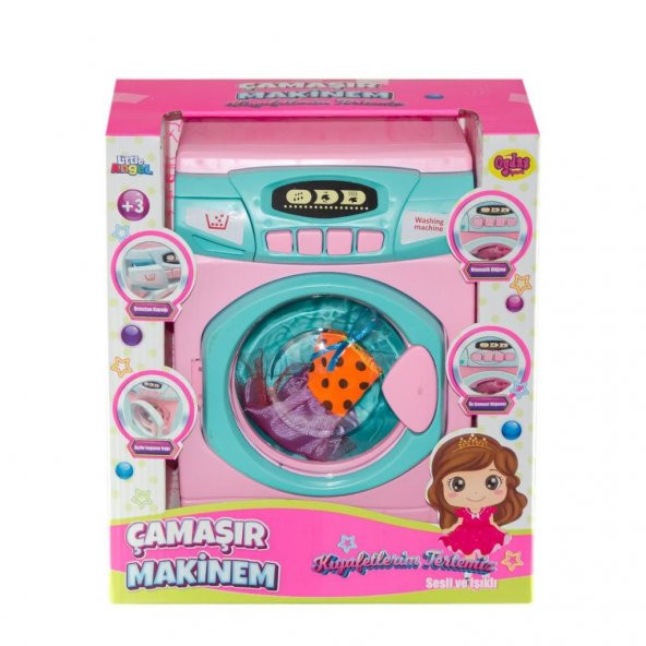 02608 Sesli ve Işıklı Çamaşır Makinesi -Oydaş ürün görseli 1