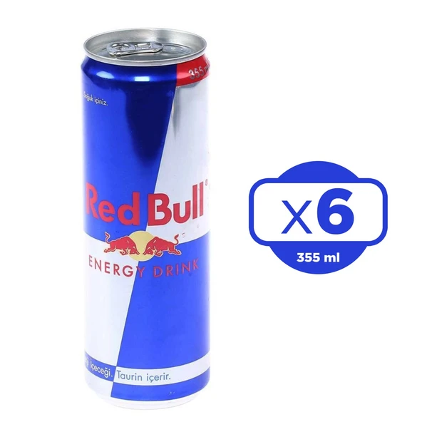 Red Bull Enerji İçeceği 355 ml 6 Adet ürün görseli 1