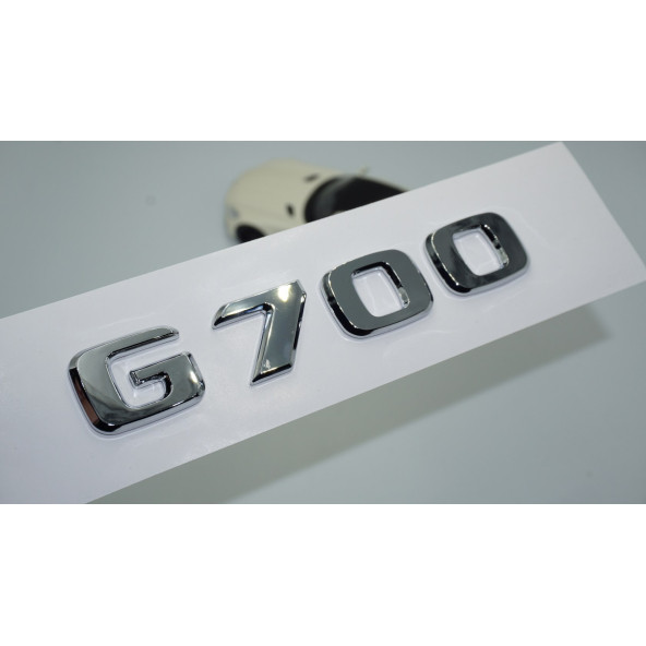 DK Tuning G 700 Bagaj Krom ABS 3M 3D Yazı Logo Benz İle Uyumlu ürün görseli 1