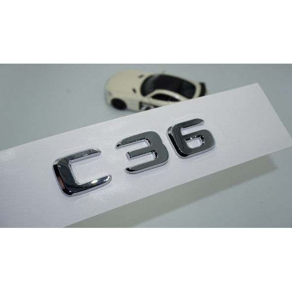 DK Tuning C36 Bagaj Krom ABS 3M 3D Yazı Logo Benz İle Uyumlu ürün görseli 1
