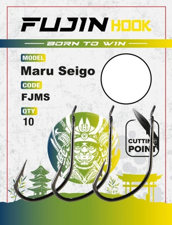 Fujin Maru Seigo Deliksiz Çapraz Olta Kancası 15 no ürün görseli 1
