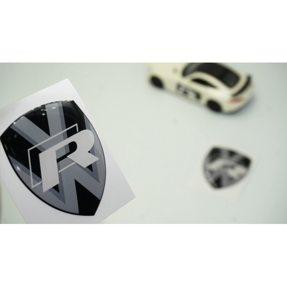 Volkswagen R Line Kelebek Cam Damla Desen Logo Arma Seti ürün görseli 1