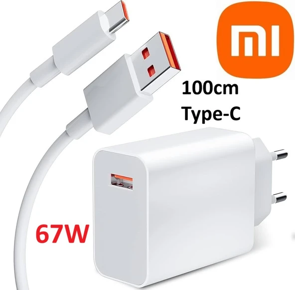 Xiaomi 6A Turbo Şarj Kablosu + 67W Hızlı Şarj Cihazı Redmi Not 11 12 13 11S Not 10 10Pro 10S Not 9 Pro Max POCO X3 X4 X5 PRO SINEKBIT08218 ürün görseli 1