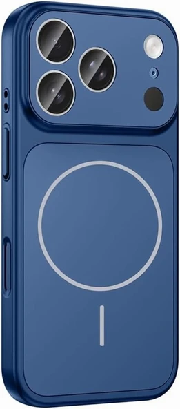 Apple iPhone 17 Pro Max için Kamera Korumalı Silikon Kılıf - Lacivert ürün görseli 1