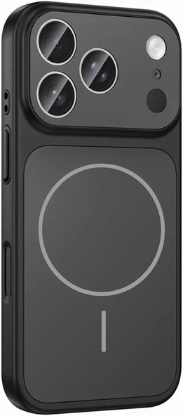 Apple iPhone 17 Pro Max için Kamera Korumalı Silikon Kılıf - Siyah ürün görseli 1