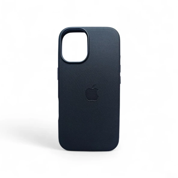 DAY Apple iPhone 17 Magsafe Özellikli Dokuma Desenli Kılıf (Siyah) ürün görseli 1