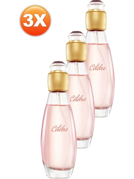 Avon Celebre Kadın Parfüm Edt 50 Ml. Üçlü Paket ürün görseli 1