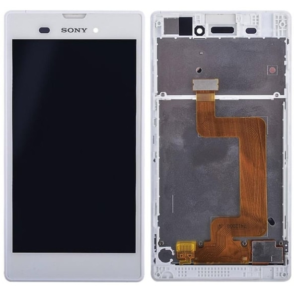 Sony Xperia T3 Lcd Ekran Beyaz Dokunmatik Ekran Çıtalı SINEKBIT12980 ürün görseli 1