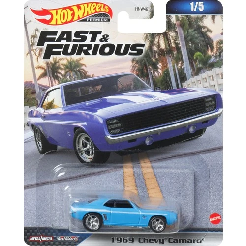 Hot Wheels Fast & Furious Premium 1969 Chevy Camaro HKD24 ürün görseli 1