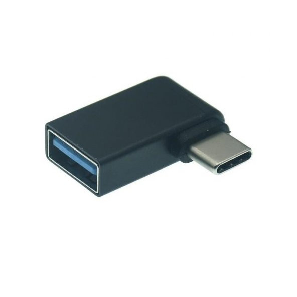 Type C 3.1 To Usb 3.0 Şarj 90 Dirsek Köşe Çevirici Dönüştürücü Adaptör ürün görseli 1