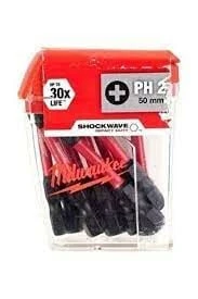 Milwaukee Shockwawe Bits Uç Ph2 50 MM 10'lu ürün görseli 1
