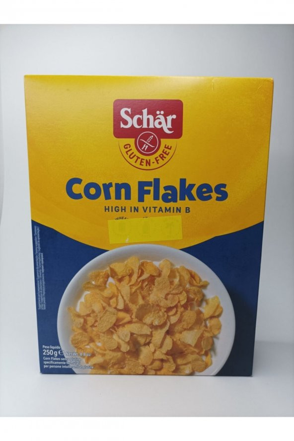 Gluten Free Glutensiz Corn Flakes Mısır Gevreği 250 gr Hollanda Menşeili ürün görseli 1