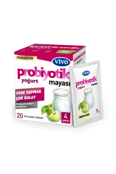 vivo Probiyotik Yoğurt Mayası 4gr ürün görseli 1