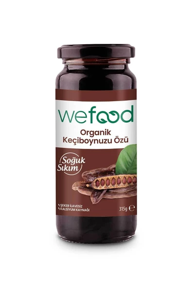 Wefood Organik Keçiboynuzu Özü 315 gr (Soğuk Sıkım) ürün görseli 1