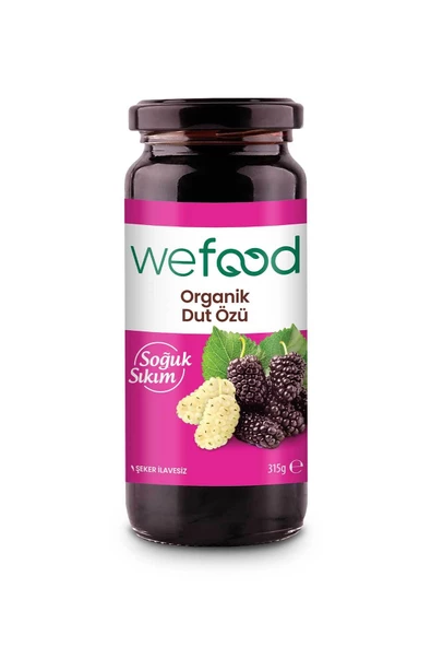 Wefood Organik Dut Özü 315 gr (Soğuk Sıkım) ürün görseli 1