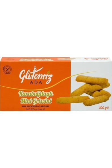 Glutensiz Ada Kara Buğdağlı Mini Grissini 100 g ürün görseli 1