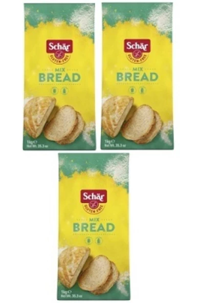 Schar Mix B Glutensiz Ekmek Unu 1 kg 3 Adet ürün görseli 1