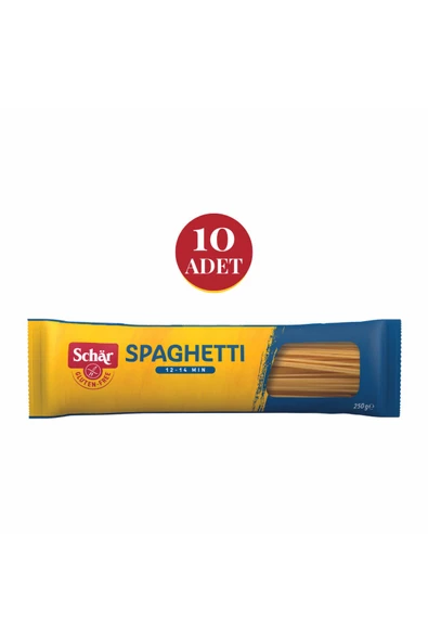 Schar Spagetti Glutensiz Makarna 250 gr (10 ADET) ürün görseli 1