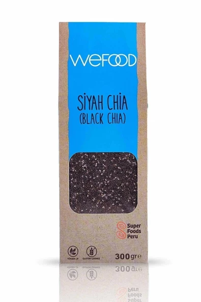 Wefood Siyah Chia 300 gr ürün görseli 1