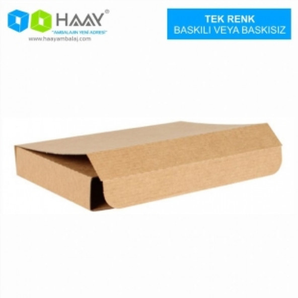 HAAY AMBALAJ 26,5x20x4cm Kitap Kutusu - Kraft 10 ADET ürün görseli 1
