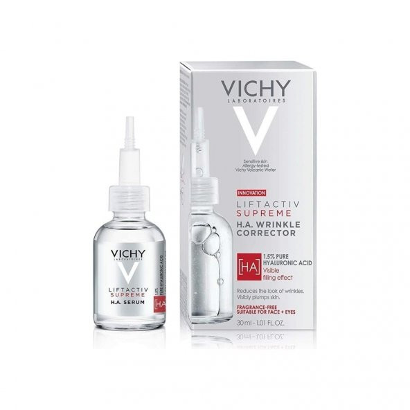 Vichy Liftactiv Supreme H.A. Epidermic Filler Kırışıklık Karşıtı Yüz ve Göz Çevresi Serumu 30 ml ürün görseli 1