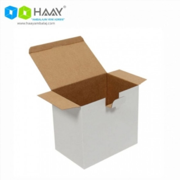 HAAY AMBALAJ 21x14x19,5cm Kutu - Beyaz ( 5 ADET) ürün görseli 1