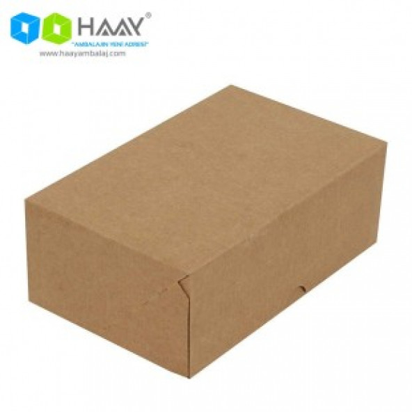 HAAY AMBALAJ 20x13x7,5cm E-Ticaret Kargo Kutusu - 4 Nokta - Kraft ( 10 ADET) ürün görseli 1