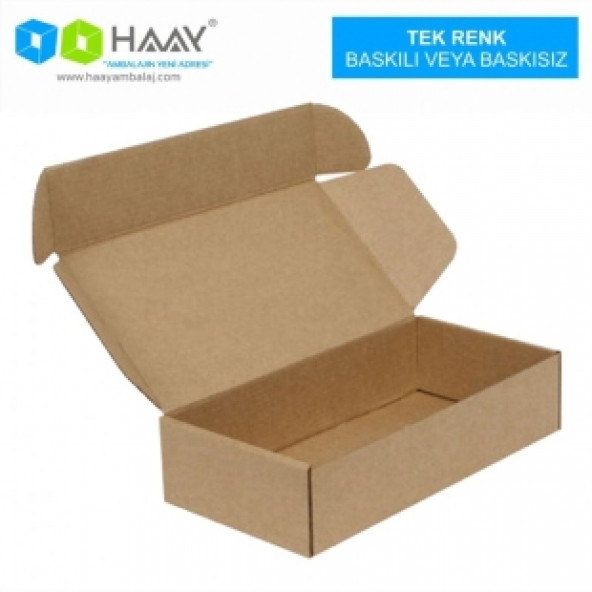 HAAY AMBALAJ 19x13x6cm Kilitli Kutu - Kraft ( 10 ADET) ürün görseli 1