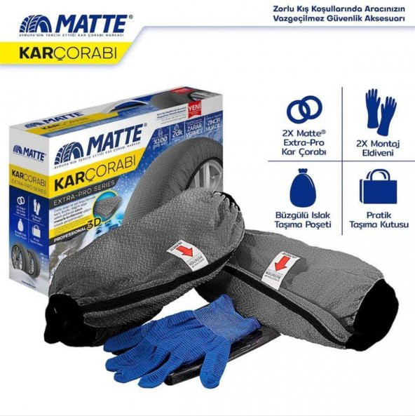 Matte Kar Çorabı - Extra Pro Series - Resim 2
