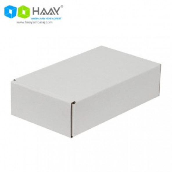 HAAY AMBALAJ 18x10x4,5cm Kilitli Kutu - Beyaz ( 10 ADET) ürün görseli 1
