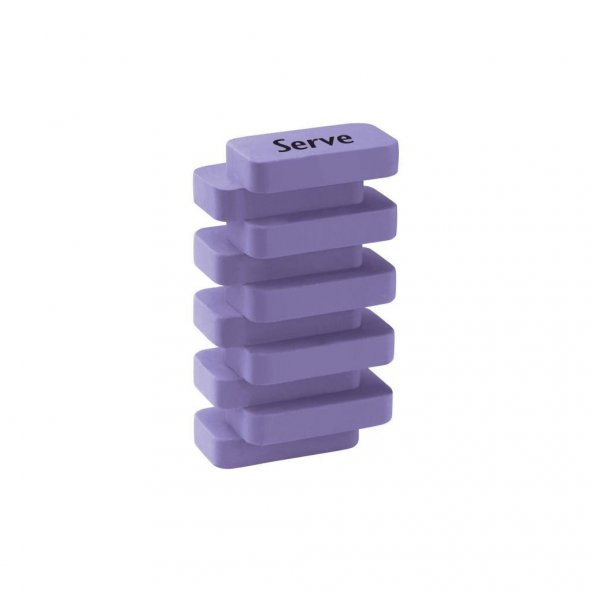 Serve Steps Silgi Pastel Lavanta ürün görseli 1