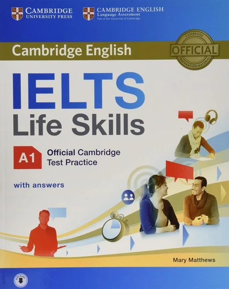 IELTS Life Skills Official Cambridge Test Practice A1 Student's Book with Answers and Audio ürün görseli 1