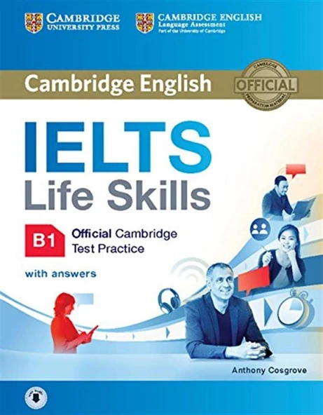Ielts Life Skills B1 Official Cambridge Test Practice with Answers and CD-ROM Anthony Cosgrove ürün görseli 1