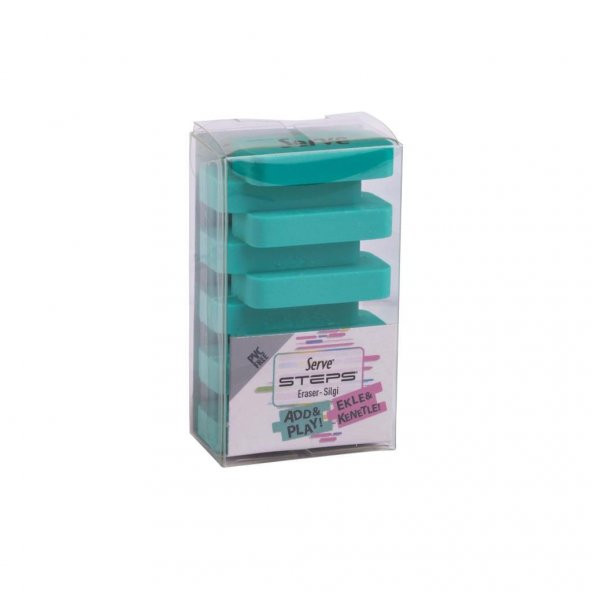 Serve Steps Silgi Pastel Nane Yeşil ürün görseli 1