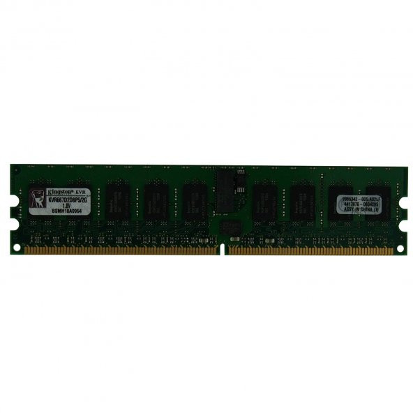 Kingston kvr667d2d8p5/2G 2GB PC2 5300 DDR2 667MHZ 240-Pin ECC S ürün görseli 1