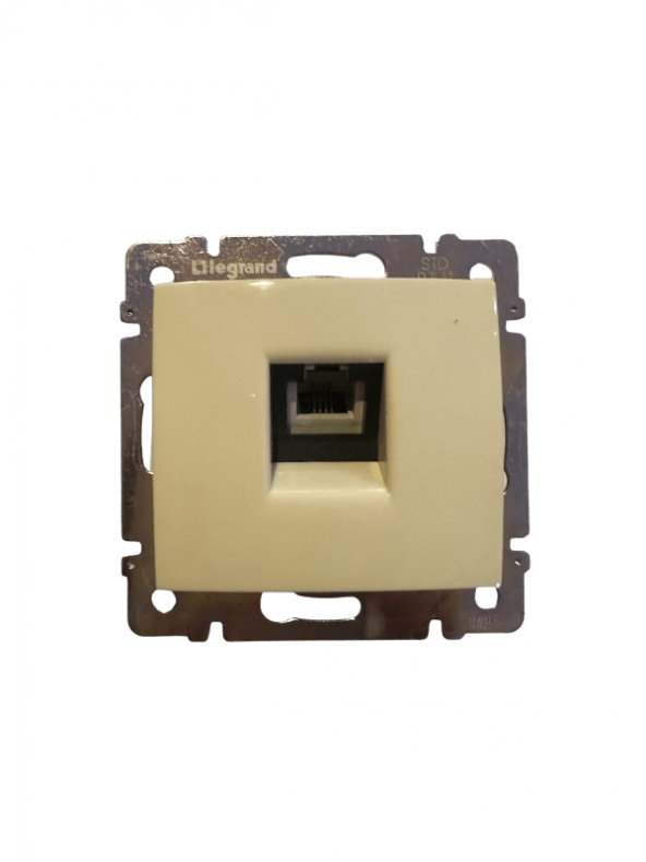 Legrand Valena 774338 RJ11 Telefon Girişi Tekli Krem (Bej) (Çerçeve Dahil) (3 Adet) ürün görseli 1