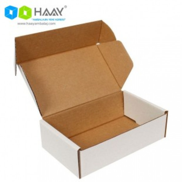 HAAY AMBALAJ 14x8x4cm Kilitli Kutu - Beyaz ( 10 ADET) ürün görseli 1