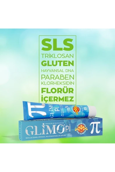 Glimo Pi Probiyotikli Doğal Diş Macunu 75 ml - Resim 9