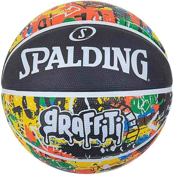 Spalding Rainbow Graffiti SZ7 2021 Basket Topu 84372Z ürün görseli 1