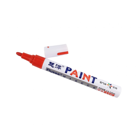Space lastik yazı kalemi kırmızı / DALY40 ürün görseli 1