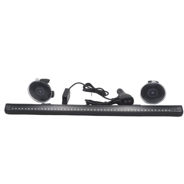 Çakar lamba 12-32v esnek model 44cm vantuzlu çakarlı mavi-kırmızı / LAPA544 ürün görseli 1