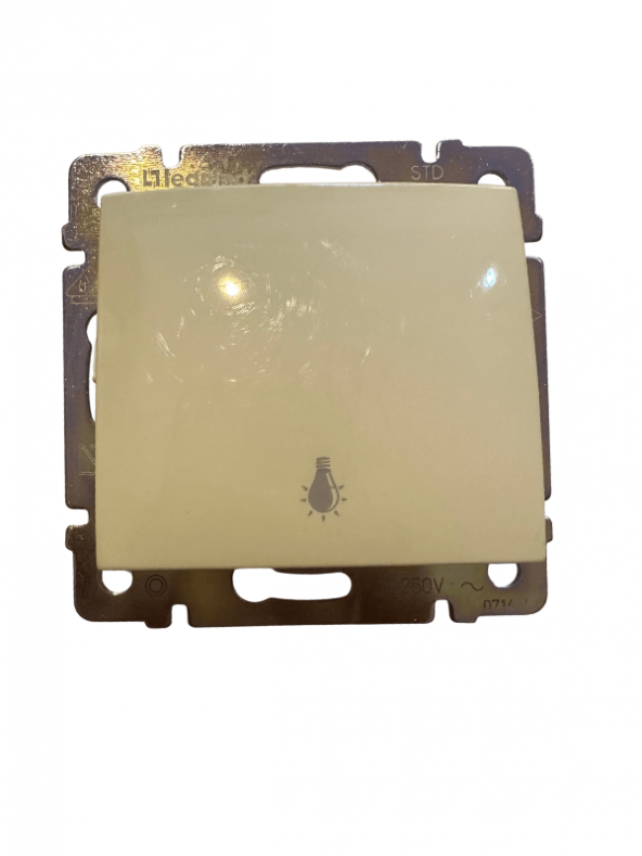 Legrand Valena 774312 Zil (Zil Simgeli) Krem (Bej) (Çerçeve Dahil) (3 Adet) ürün görseli 1