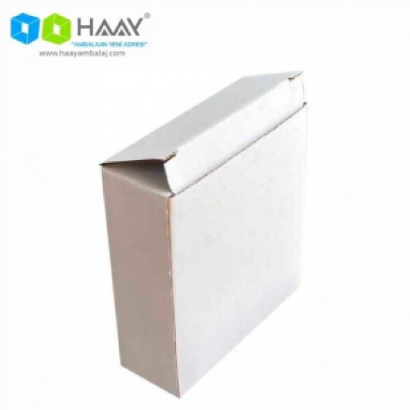 HAAY AMBALAJ  8x3x9,5cm Kutu - Beyaz  ( 20 ADET) ürün görseli 1